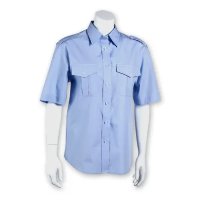 Dienstbluse blau, Schulterklappen