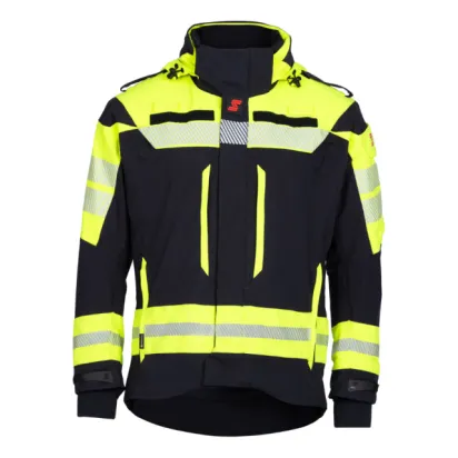 Einsatzjacke CORSAIR, schwarzblau/leuchtgelb