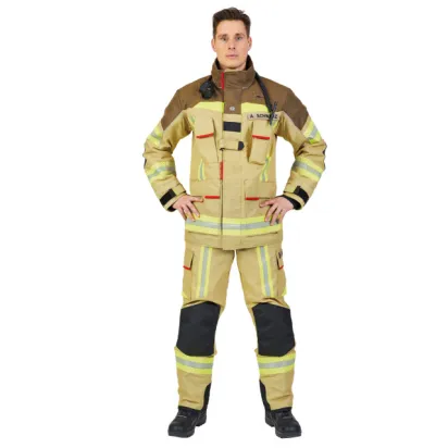 Einsatzjacke FIRE FLEX, Y55 mit PBI®, gold/cognac