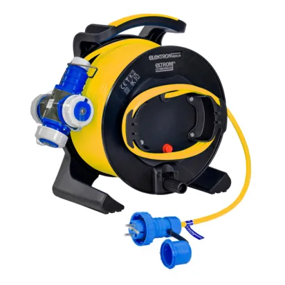 Gerüsttrommel ELEKTRON ELTROM2 230 V, Hängekupplung, Zuleitung Schuko-Stecker
