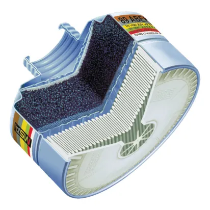 Kombinationsfilter mit P2-Partikelfilter