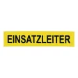 Klettschild 380x80 mm, neongelb reflektierend