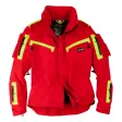 Jacke SKYGARD 2.0, rot/leuchtgelb