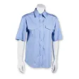 Dienstbluse blau, Schulterklappen