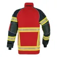 Einsatzjacke X-Pro Dynamic, rot/dunkelblau, Rückenschild FEUERWEHR silber reflektierend