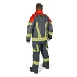 Einsatzjacke FIRE FLEX, Nomex® XTR, schwarzblau/rot
