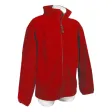 Fleecejacke PELKOTEX, rot, mit Membrane und Stick
