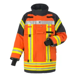 Einsatzjacke SUPREME Modell 007, orange/schwarzblau