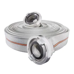 Druckschläuche TITAN 3F, Kl. 1 L1, weiß, mit Druckkupplungen Easy-Fix