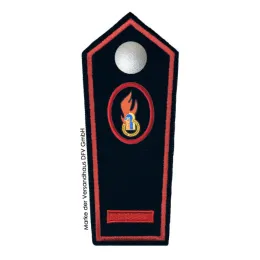Funktions-Schulterklappen für Jugendfeuerwehrwarte, mit Knopf
