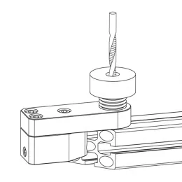 Bohrlehre Gehrungsverbinder N 45 MiniTec