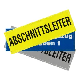 Klettschild 150x50 mm