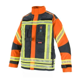 Einsatzjacke NTi®-112 Multiflex, schwarzblau/orange