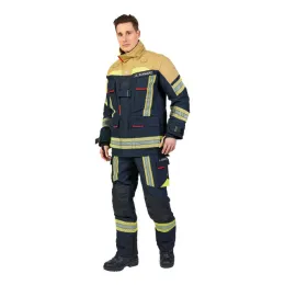 Einsatzjacke FIRE FLEX, Nomex® NXT, schwarzblau/gold