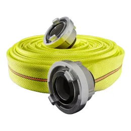 Druckschläuche TITAN 3F, neongelb, mit Druckkupplungen Easy-Fix