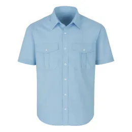 Diensthemd, 1/2 Arm, himmelblau