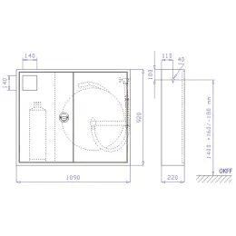 Wandhydrantenschrank S-SK mF II-S-220