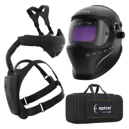 Schweißerhelm OPTREL Sphere X mit Gebläseeinheit swiss air
