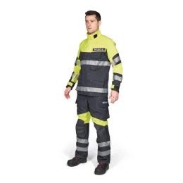 Bundhose GAROS G10 TR, schwarzblau/gelb