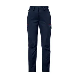 Damen Tagesdienst-Cargohose flex mit Stick FEUERWEHR und Biese