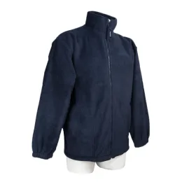 Fleecejacke PELKOTEX, navyblau, mit Stick