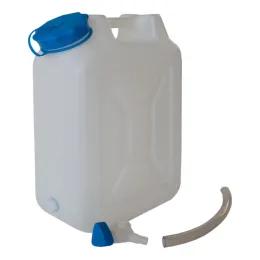 Weithalskanister 20 l, mit Eckventil und Schlauch