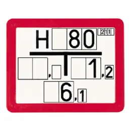 Hinweisschild für Unterflurhydranten, zur Selbstbestückung
