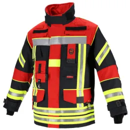 Einsatzjacke NTi®-112 Modell 2, schwarzblau/rot