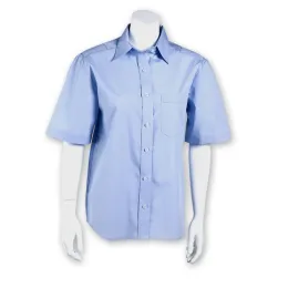 Dienstbluse blau, Schultertunnel