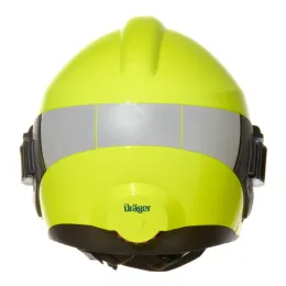 Reflexstreifen am Helm montiert