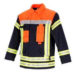 Einsatzjacke THL, schwarzblau/orange