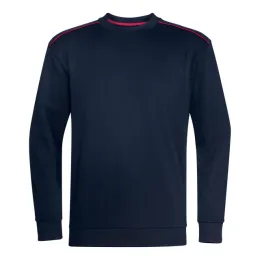 Sweatshirt, schwarzblau/rot