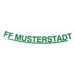 Schriftzug einzeilig, lose, für HEROS H10, grün