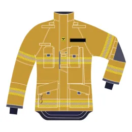 Einsatzjacke EVOLUTION PBI® Avant IRS Lübeck, gold