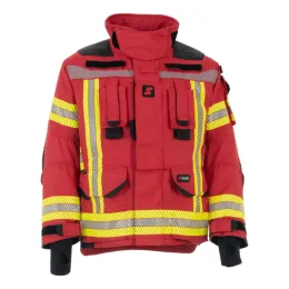Einsatzjacke DYNAMATE PLUS, rot/schwarzblau