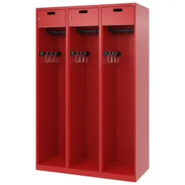 Garderobenschrank PRAKTUS, 3 Abteile