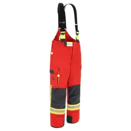 Bundhose NOVOTEX NTi®-112 Modell 2, rot, segmentierter Reflex