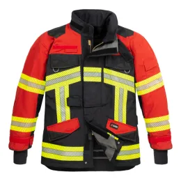 Einsatzjacke HUNTER 2.0, schwarzblau/rot