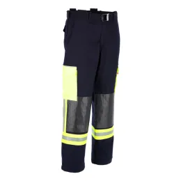 Bundhose THL, schwarzblau/gelb