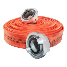Druckschläuche TITAN COMBAT, neonorange, mit Druckkupplungen