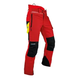 Schnittschutzbundhose Gladiator II, rot