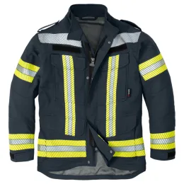 Damendienstjacke ENDURANCE HIGH-VIS, schwarzblau, mit Reflexbestreifung
